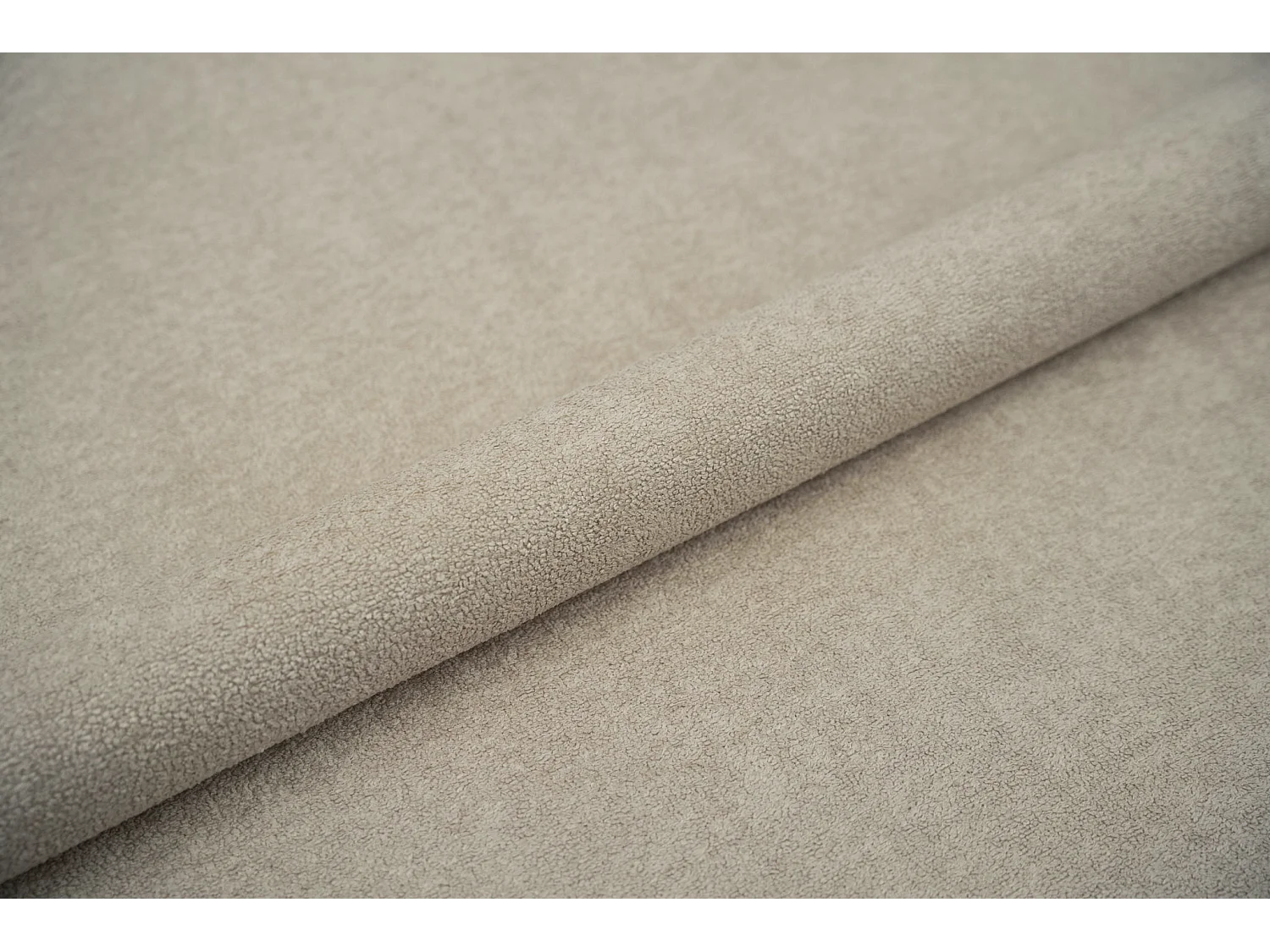 BESILIO Lit tapissé pour chambre à coucher 160x200 Zanzi - cadre métallique, coffre de rangement, bordure décorative, tissu chenille - Beige