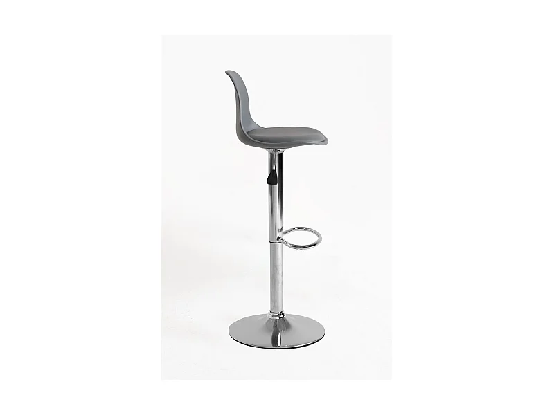 Lote de 4 Taburetes Tulipa - Gris claro