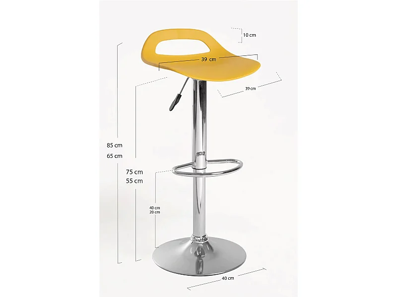 Taburetes Cocina - Taburete Dok - Mostaza