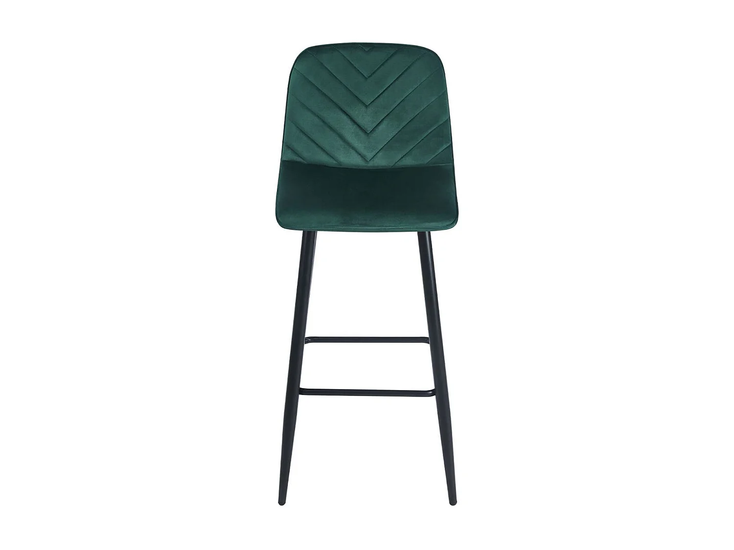 Taburetes Cocina - Taburete Coyal Black Terciopelo - Verde
