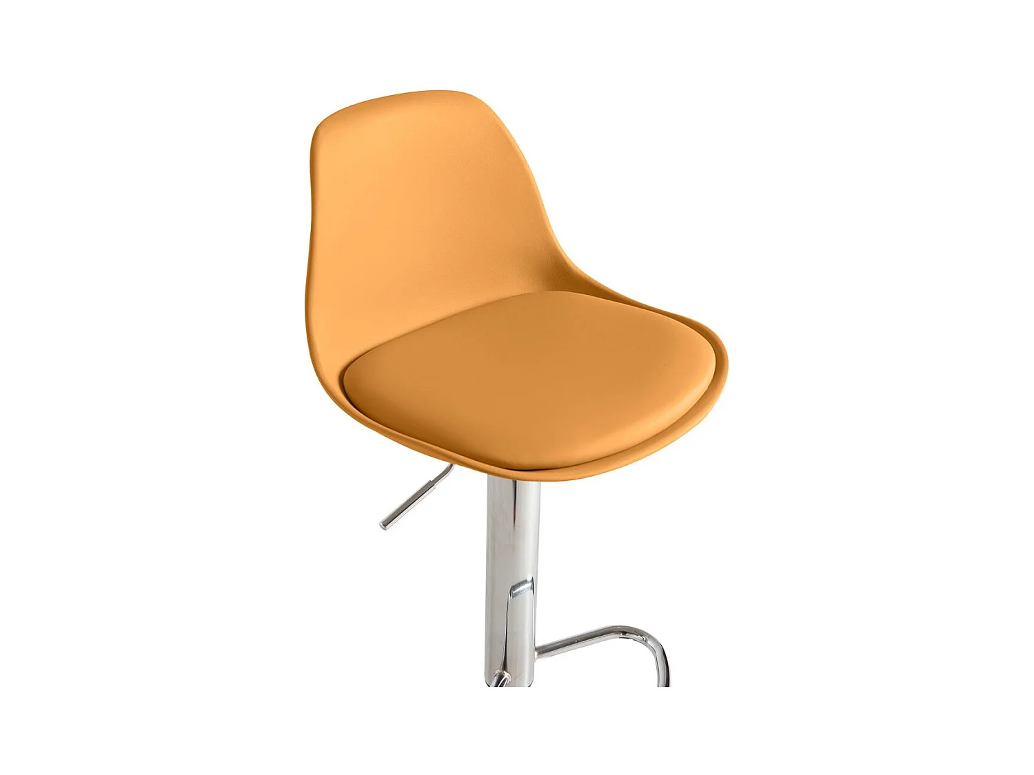 Lote de 4 Taburetes Tulipa - Mostaza