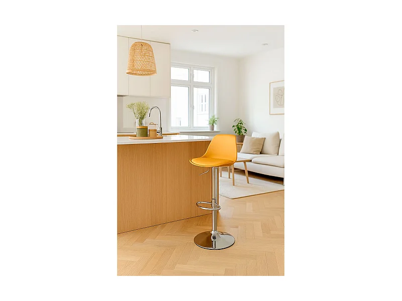 Taburetes Cocina - Taburete Tulipa - Mostaza