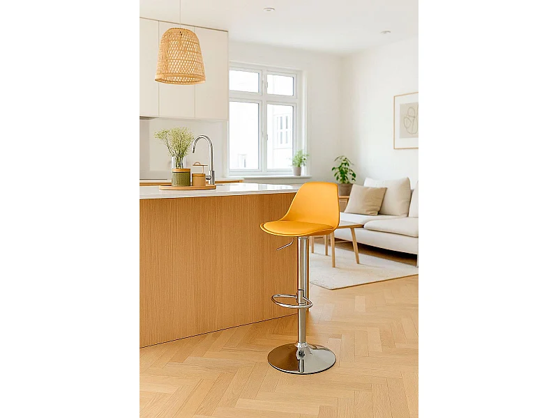Taburetes Cocina - Taburete Tulipa - Mostaza