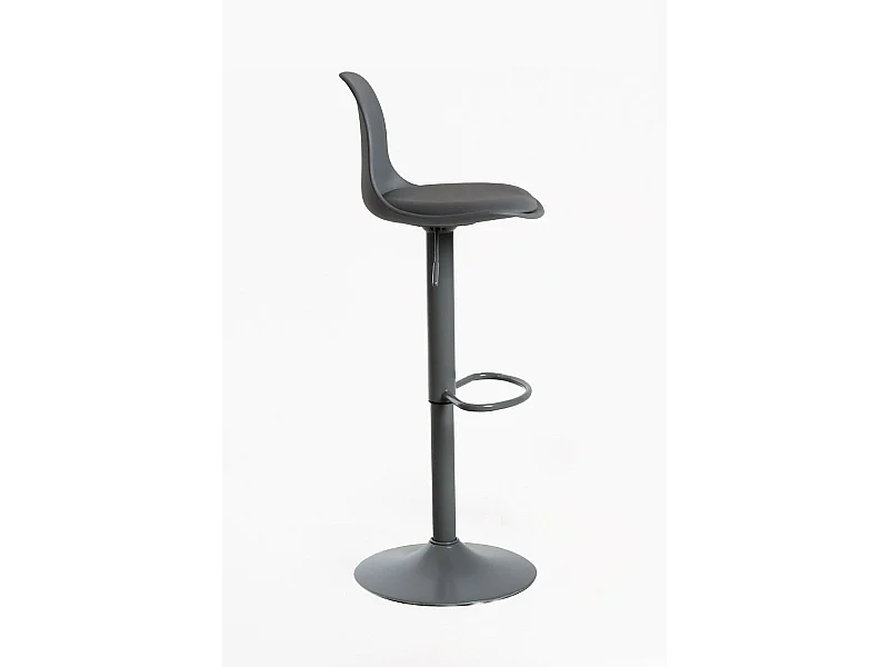 Taburetes Cocina - Taburete Tulipa Total - Gris oscuro