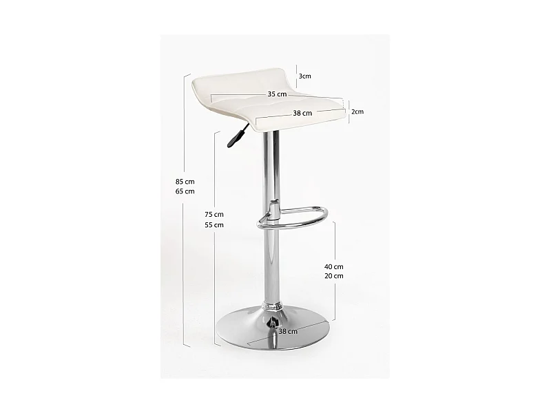 Taburetes Cocina - Taburete Bravio - Blanco