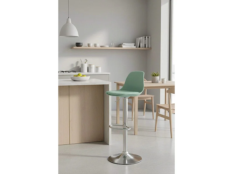 Taburetes Cocina - Taburete Tulipa - Celadón