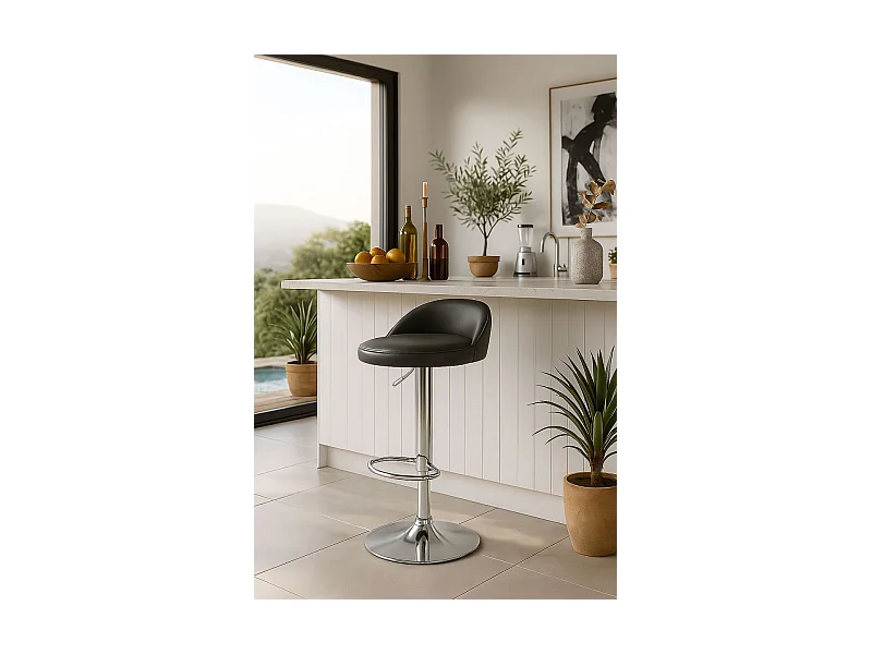 Taburetes Cocina - Taburete Cirkus - Gris oscuro