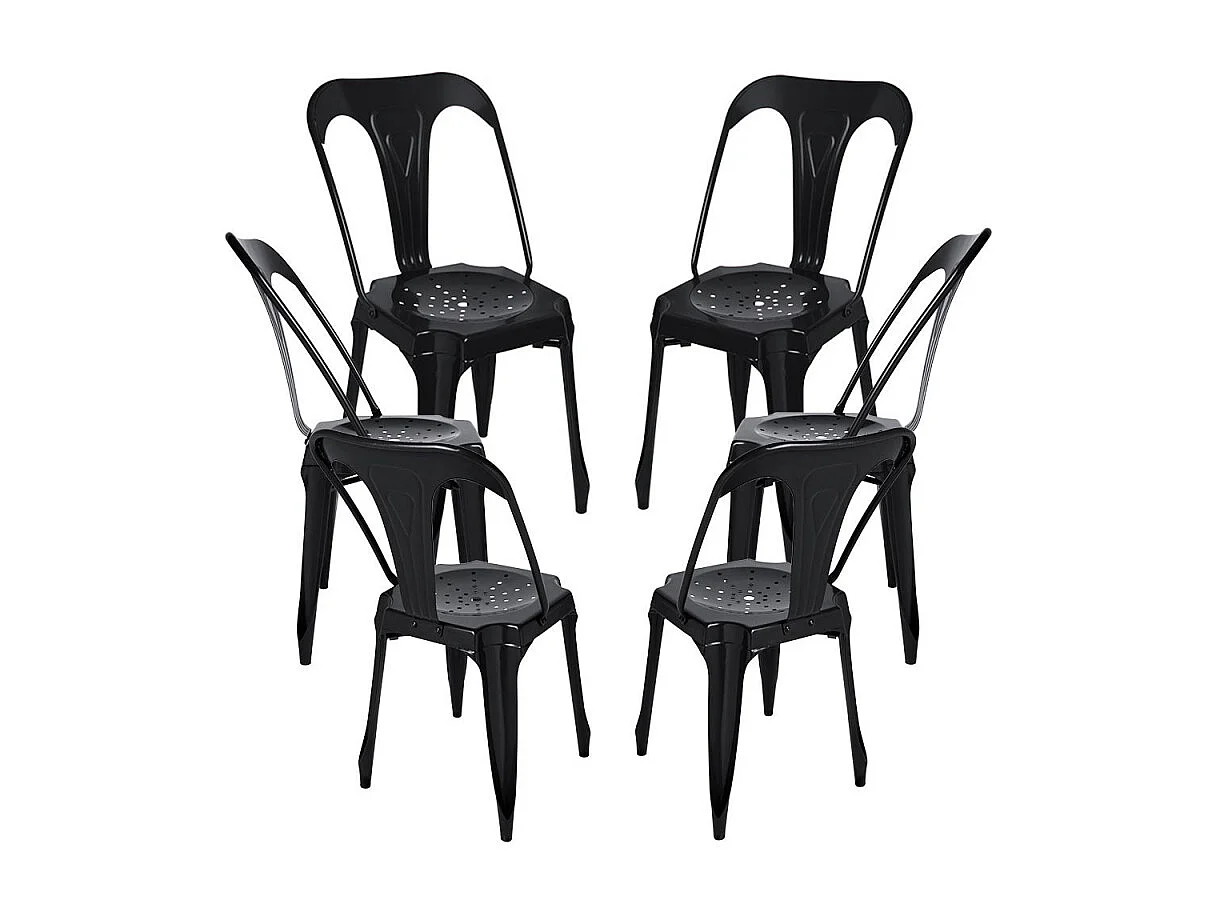 Packs Sillas Comedor - Pack 6 Sillas Ulix - Negro