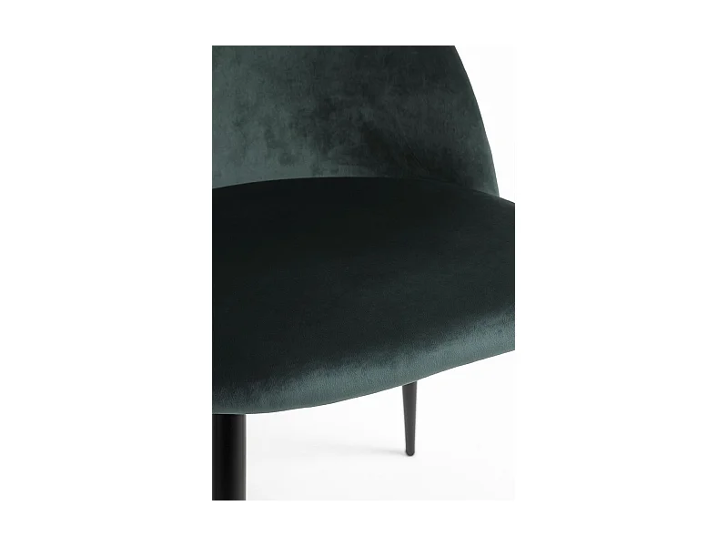 Sillas Comedor - Silla Black Vint Terciopelo - Verde