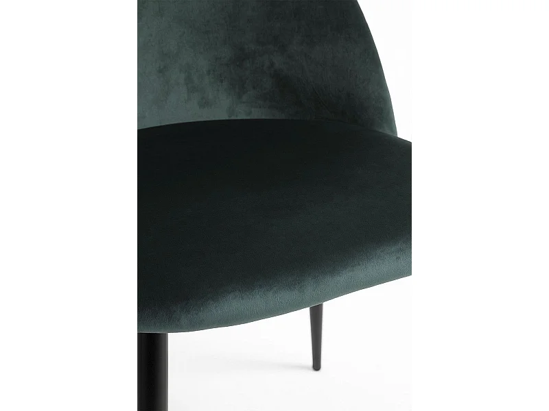 Sillas Comedor - Silla Black Vint Terciopelo - Verde