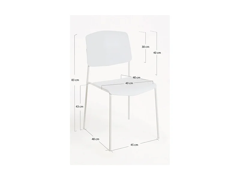 Packs Sillas Comedor - Pack 4 Sillas Chiel - Blanco