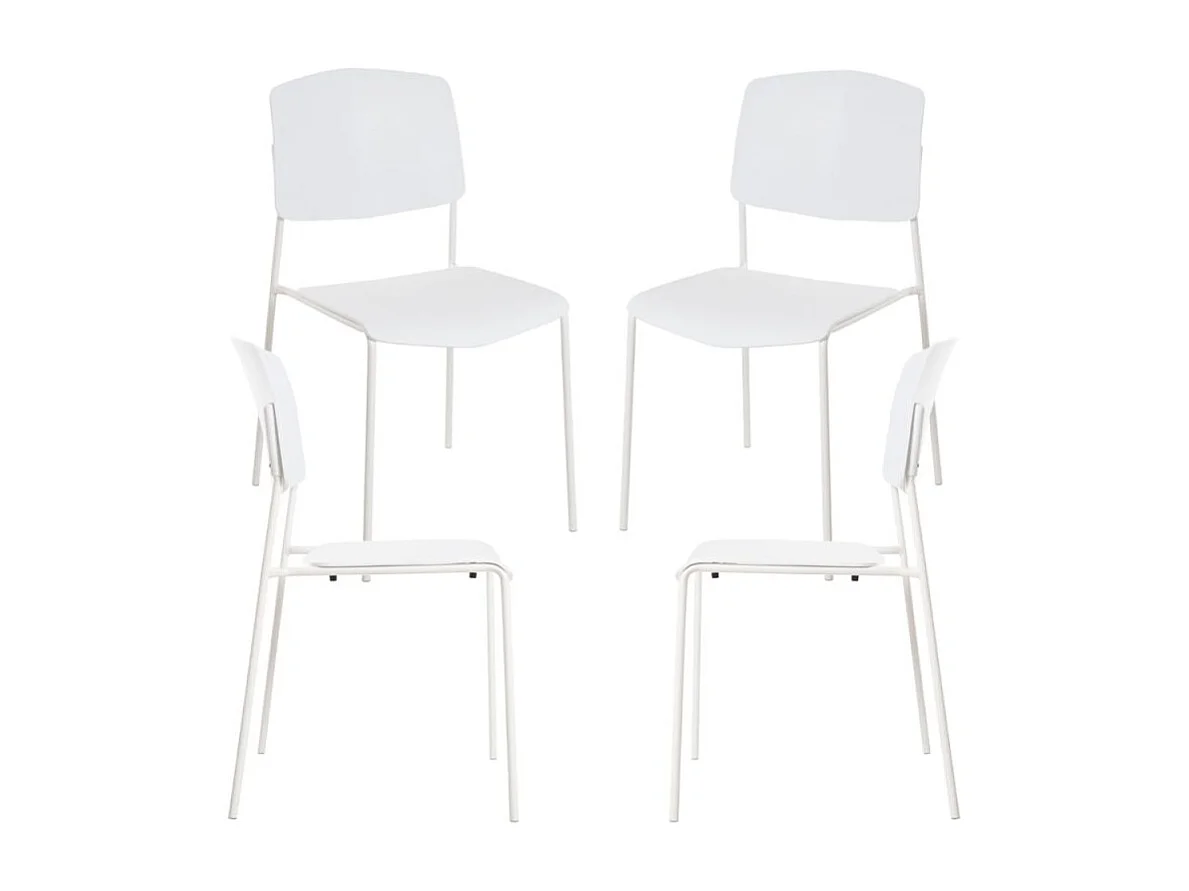 Packs Sillas Comedor - Pack 4 Sillas Chiel - Blanco