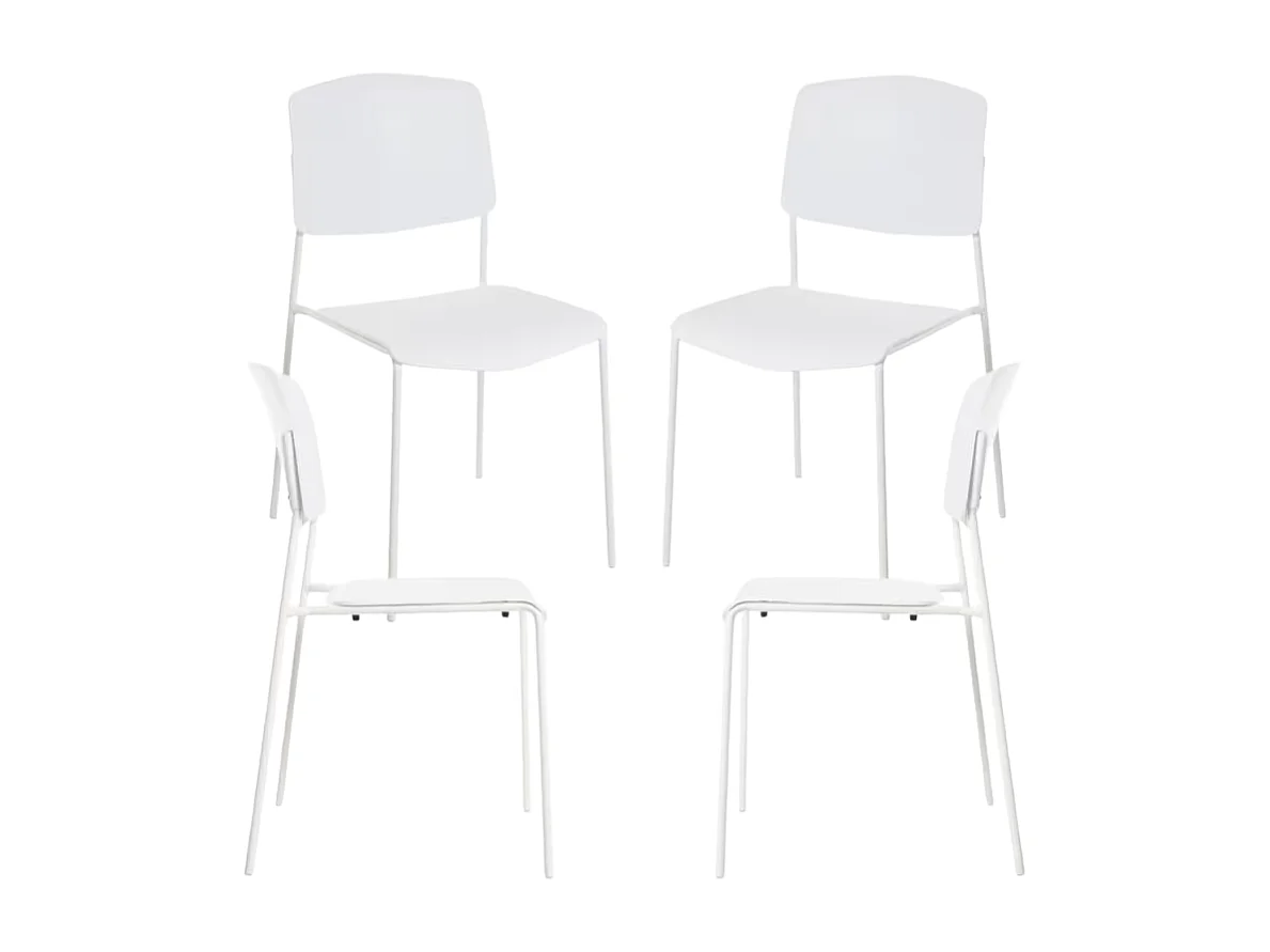 Packs Sillas Comedor - Pack 4 Sillas Chiel - Blanco