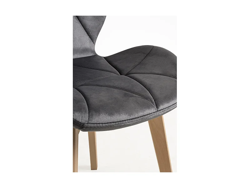 Packs Sillas - Pack 6 Sillas Zie Terciopelo - Gris