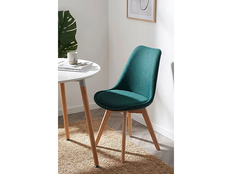 Sillas Comedor - Silla Synk Tela - Verde