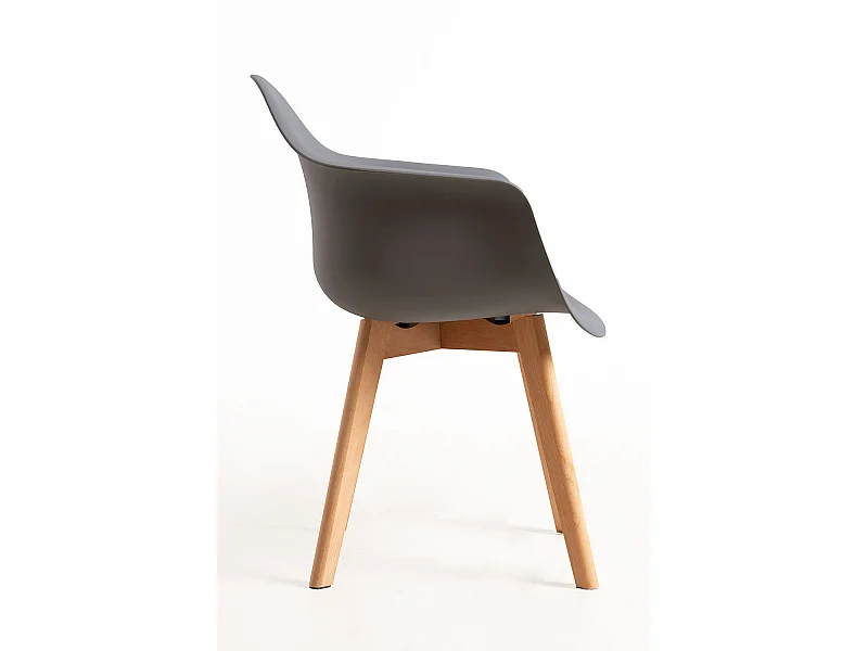 Packs Sillas Comedor - Pack 2 Sillas Belu - Gris oscuro