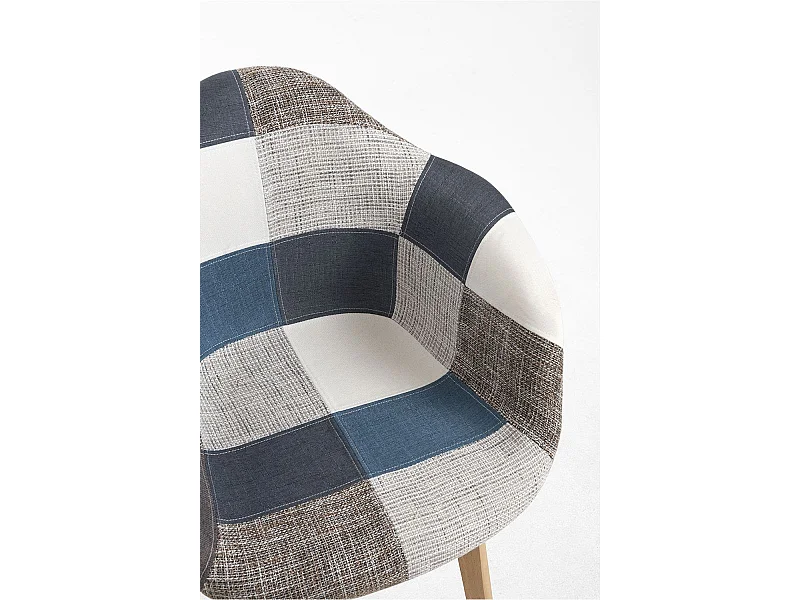 Sillas Comedor - Silla Belu Patchwork - Azul
