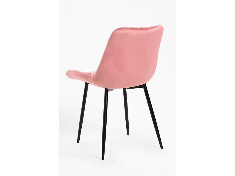 Sillas Comedor - Silla Teray Terciopelo - Rosa