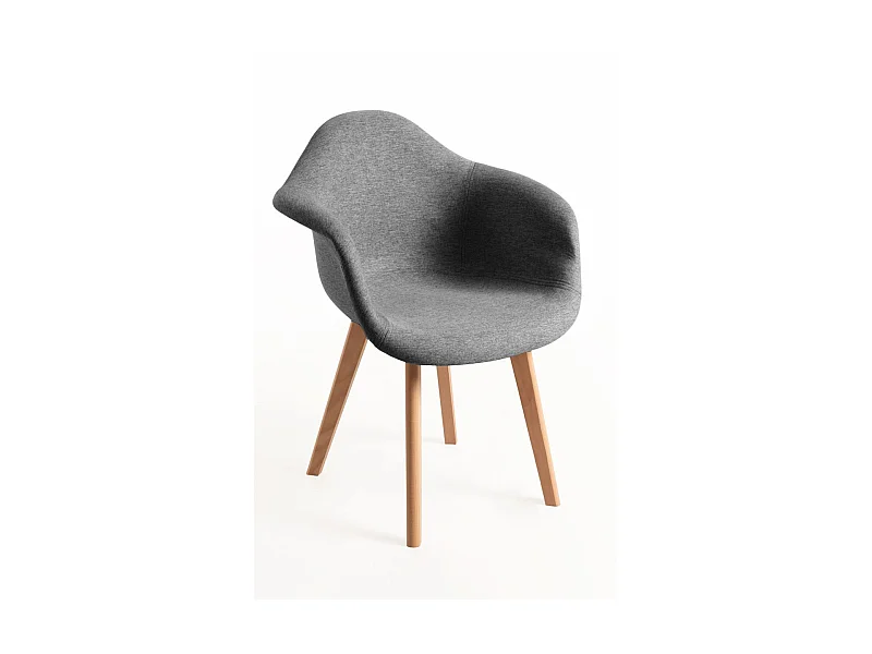 Packs Sillas Comedor - Pack 6 Sillas Belu Tela - Gris oscuro