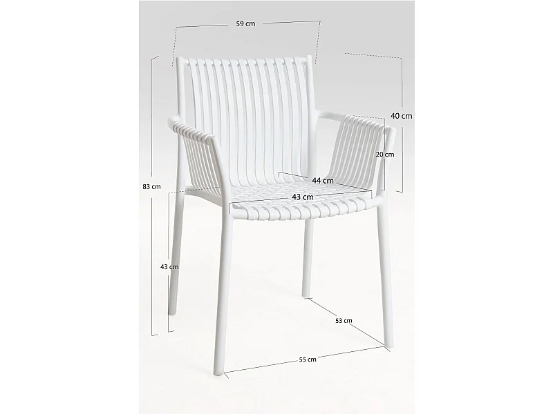 Sillas Comedor - Silla Docis - Blanco