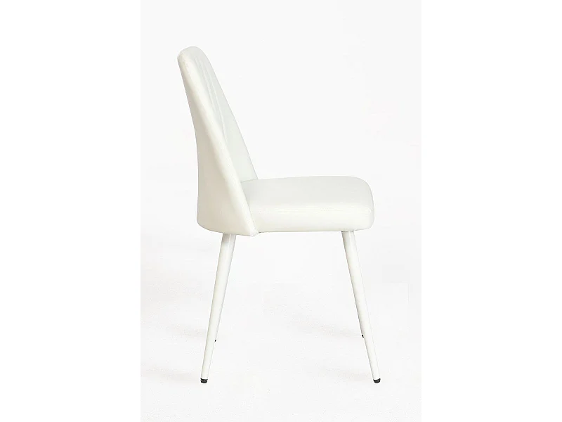 Sillas Comedor - Silla Betros Polipiel - Blanco