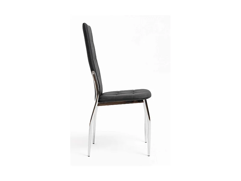 Sillas Comedor - Silla Vara Polipiel - Negro