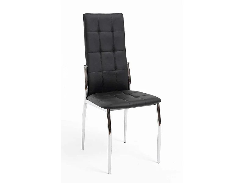 Sillas Comedor - Silla Vara Polipiel - Negro