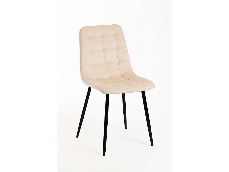 Sillas Comedor - Silla Kybai Terciopelo - Beige