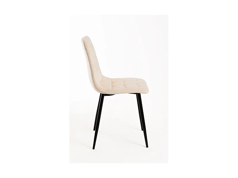 Sillas Comedor - Silla Kybai Terciopelo - Beige