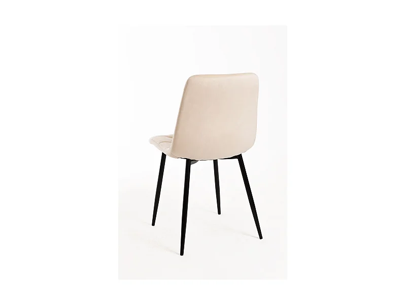 Sillas Comedor - Silla Kybai Terciopelo - Beige