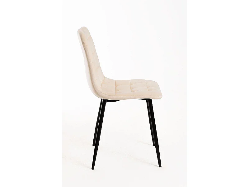 Sillas Comedor - Silla Kybai Terciopelo - Beige