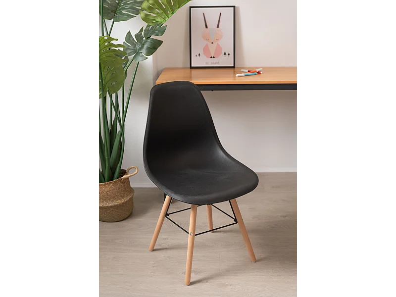 Sillas Comedor - Silla Moli - Negro
