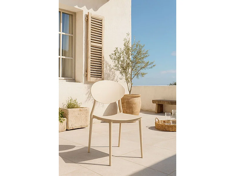 Sillas Comedor - Silla Bután - Beige