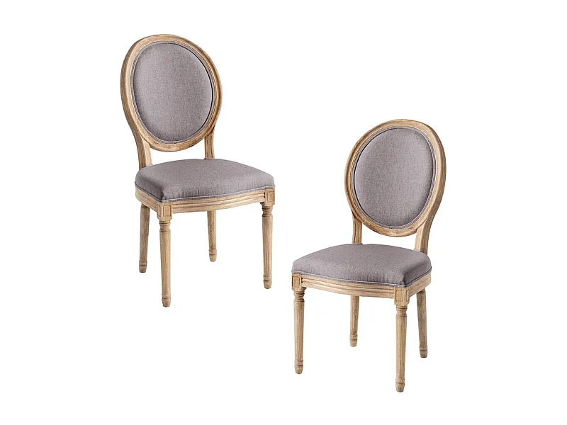 Packs Sillas Comedor - Pack 2 Sillas Palace - Gris