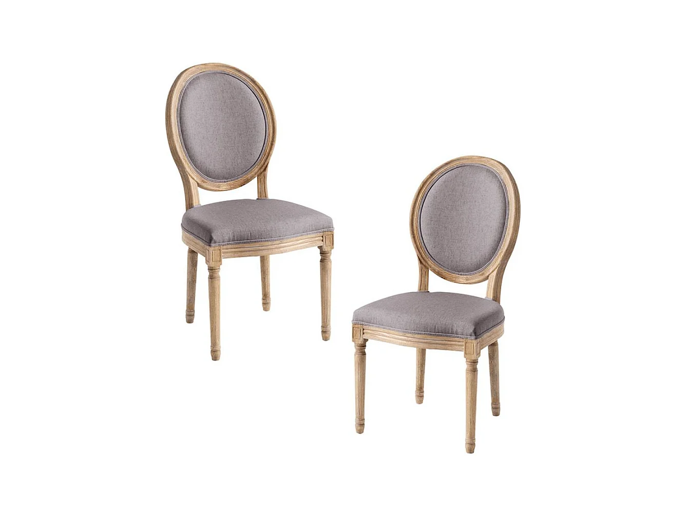 Packs Sillas Comedor - Pack 2 Sillas Palace - Gris