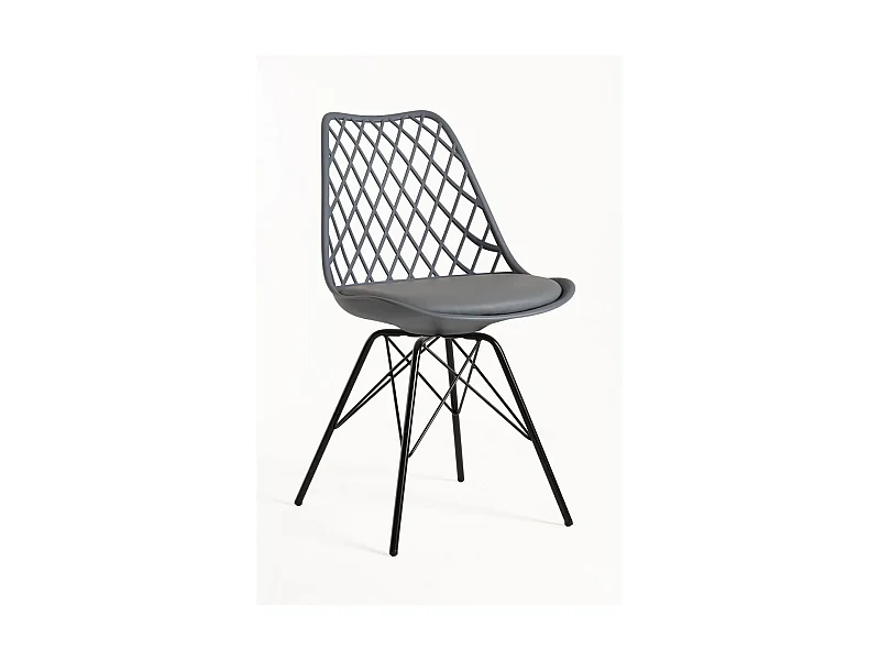 Sillas Comedor - Silla Iron Mima - Gris oscuro