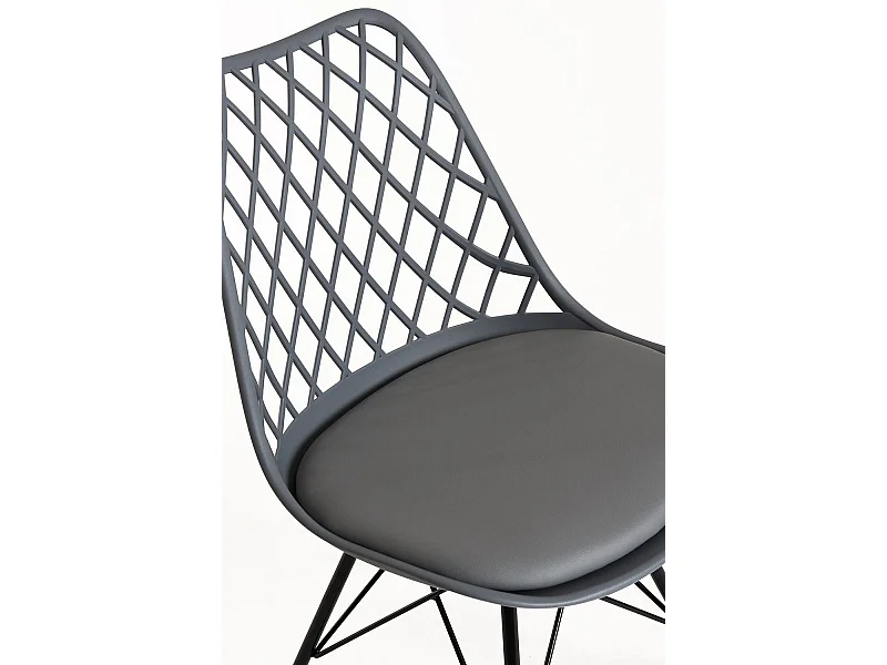 Sillas Comedor - Silla Iron Mima - Gris oscuro