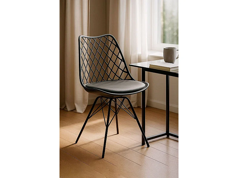 Sillas Comedor - Silla Iron Mima - Gris oscuro