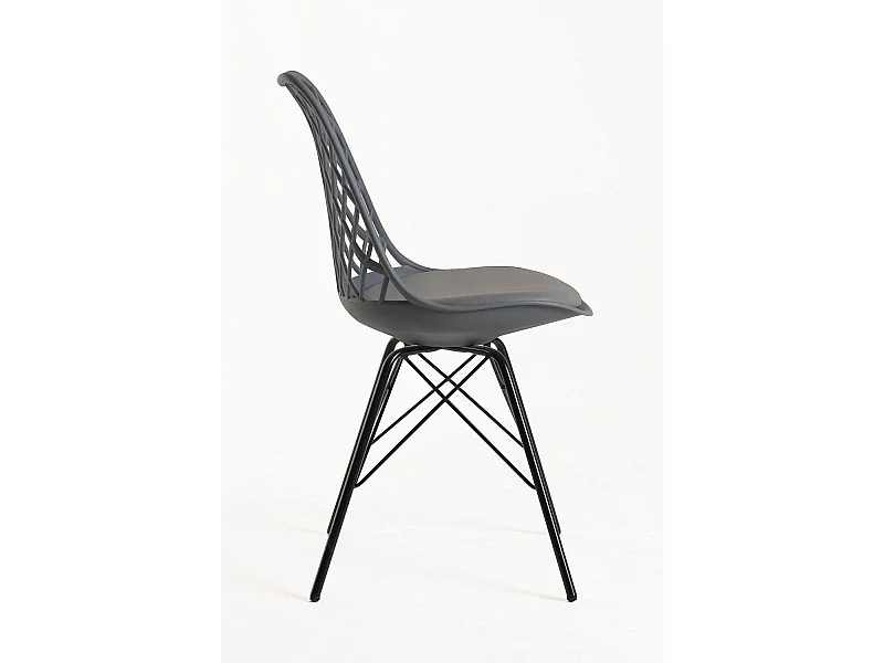 Sillas Comedor - Silla Iron Mima - Gris oscuro
