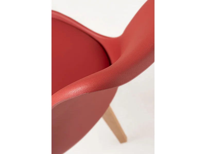 Packs Sillas Comedor - Pack 4 Sillas Synk Basic - Rojo Vino