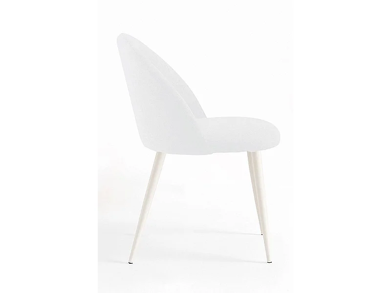 Packs Sillas Comedor - Pack 6 Sillas White Vint Tela - Blanco