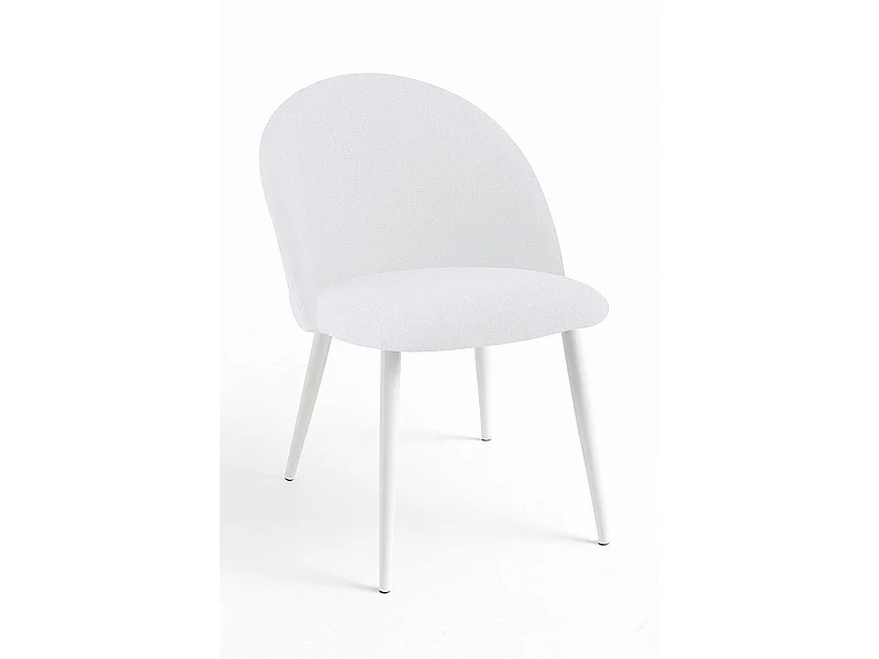 Packs Sillas Comedor - Pack 6 Sillas White Vint Tela - Blanco