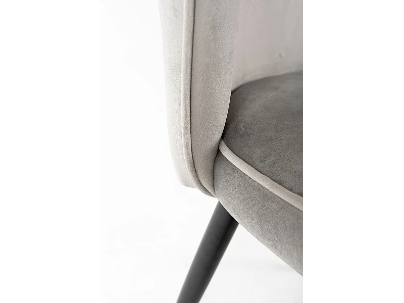 Sillas Comedor - Silla Teile Terciopelo - Gris