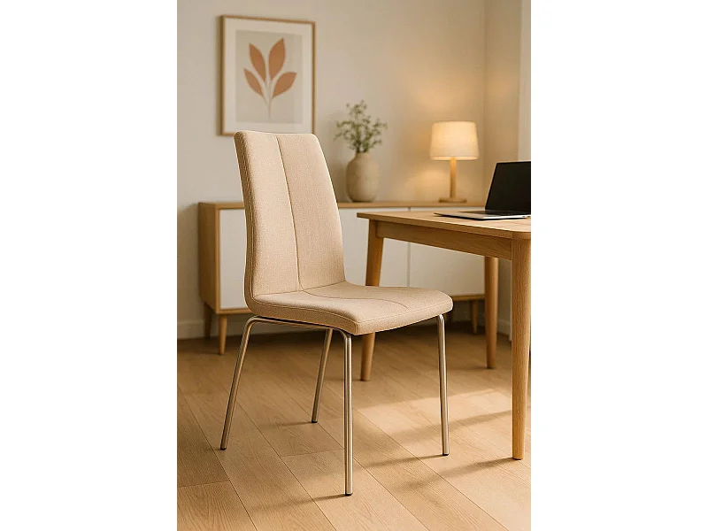Sillas Comedor - Silla Humi Tela - Beige