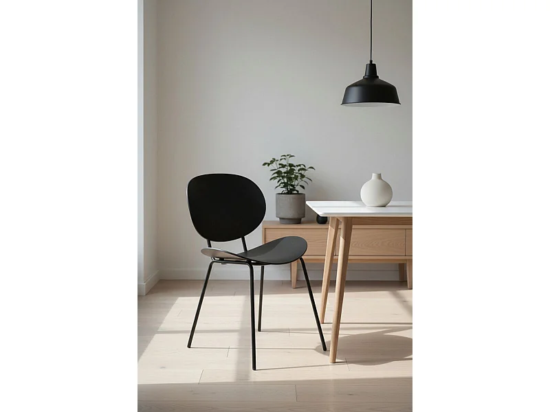 Sillas Comedor - Silla Dony - Negro