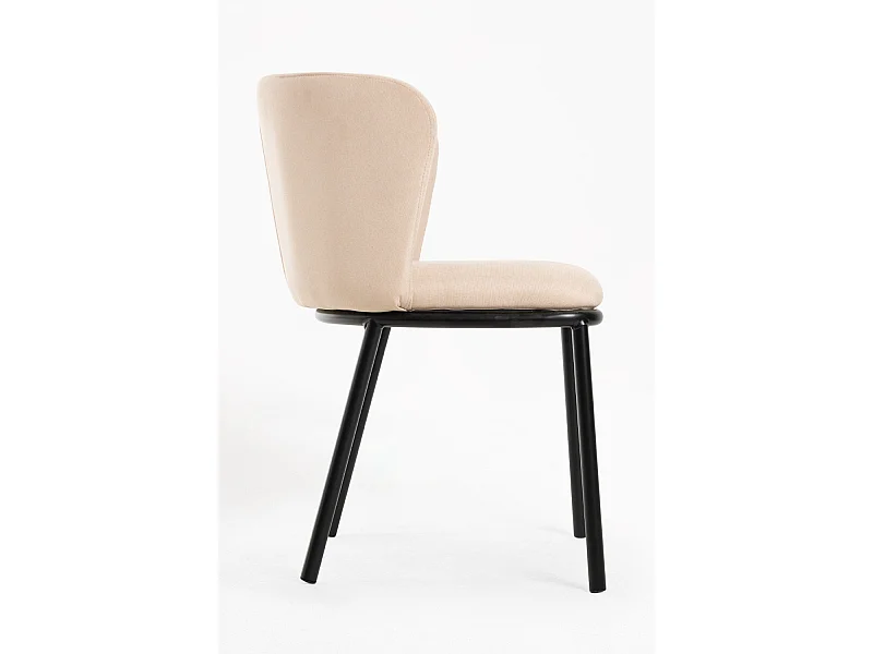 Sillas Comedor - Silla Nati Tela - Beige