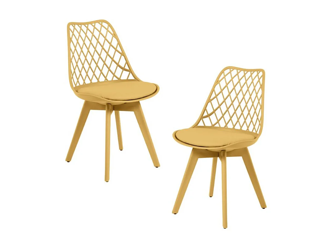 Packs Sillas Comedor - Pack 2 Sillas Mima Suprym - Mostaza
