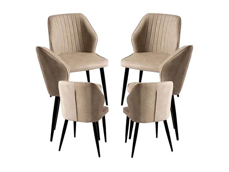 Packs Sillas Comedor - Pack 6 Sillas Wenye - Beige