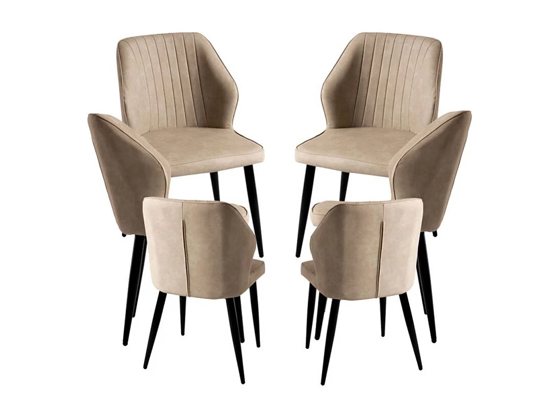 Packs Sillas Comedor - Pack 6 Sillas Wenye - Beige