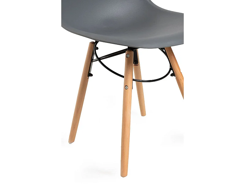 Sillas Comedor - Silla Nedi - Gris oscuro